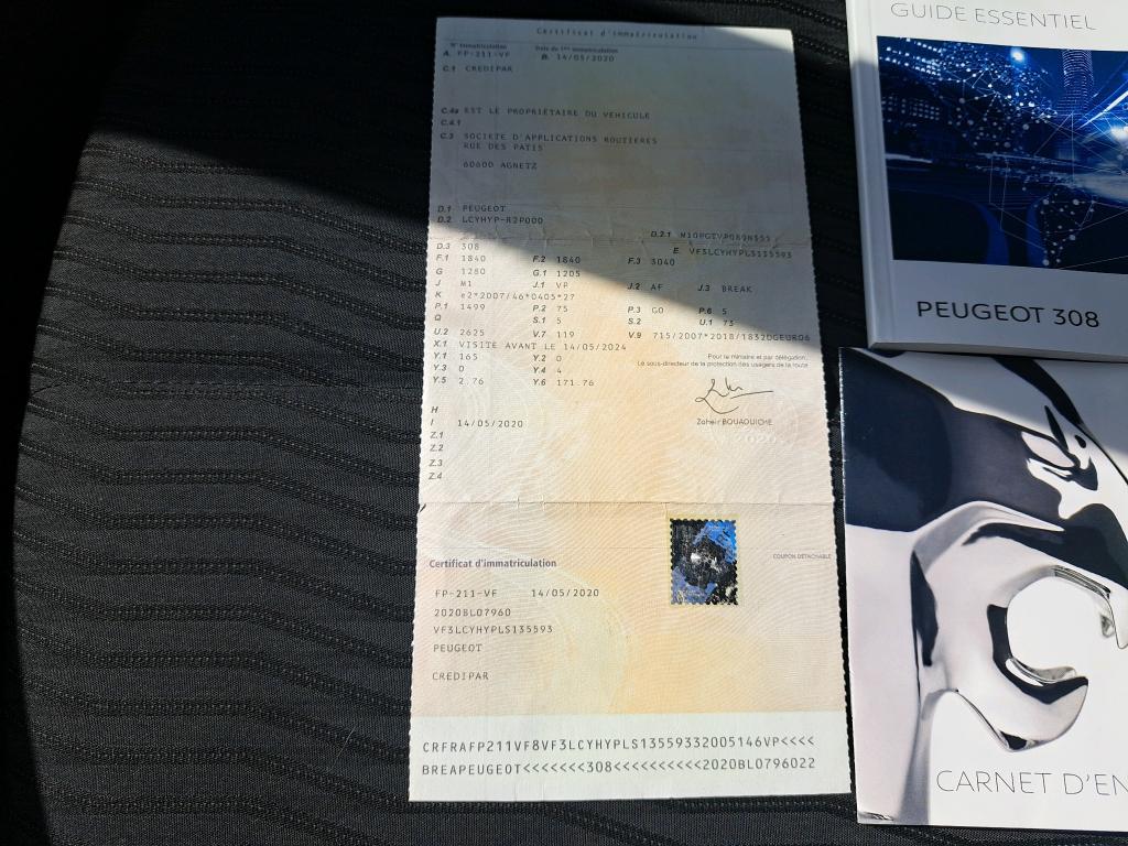 Peugeot 308 SW BlueHDi 100ch S&S BVM6 Access 2020