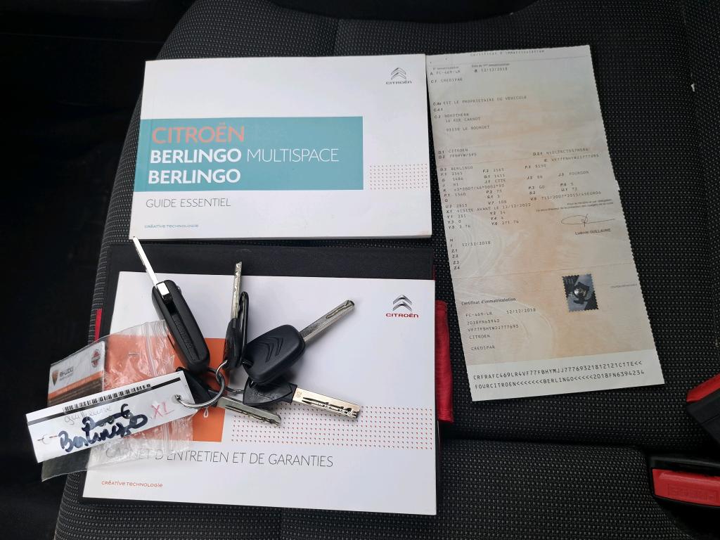 Citroen BERLINGO XL BLUEHDI 100 S&S ETG6 CLUB 2018