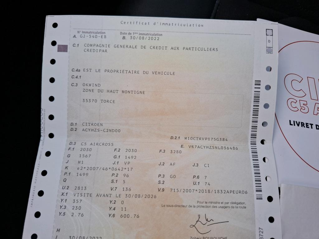 Citroen C5 Aircross BlueHDi 130 S&S EAT8 Feel 2022