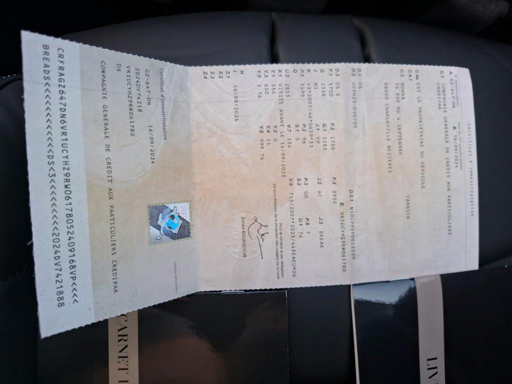 DS DS 3 BlueHDi 130 EAT8 Etoile 2024