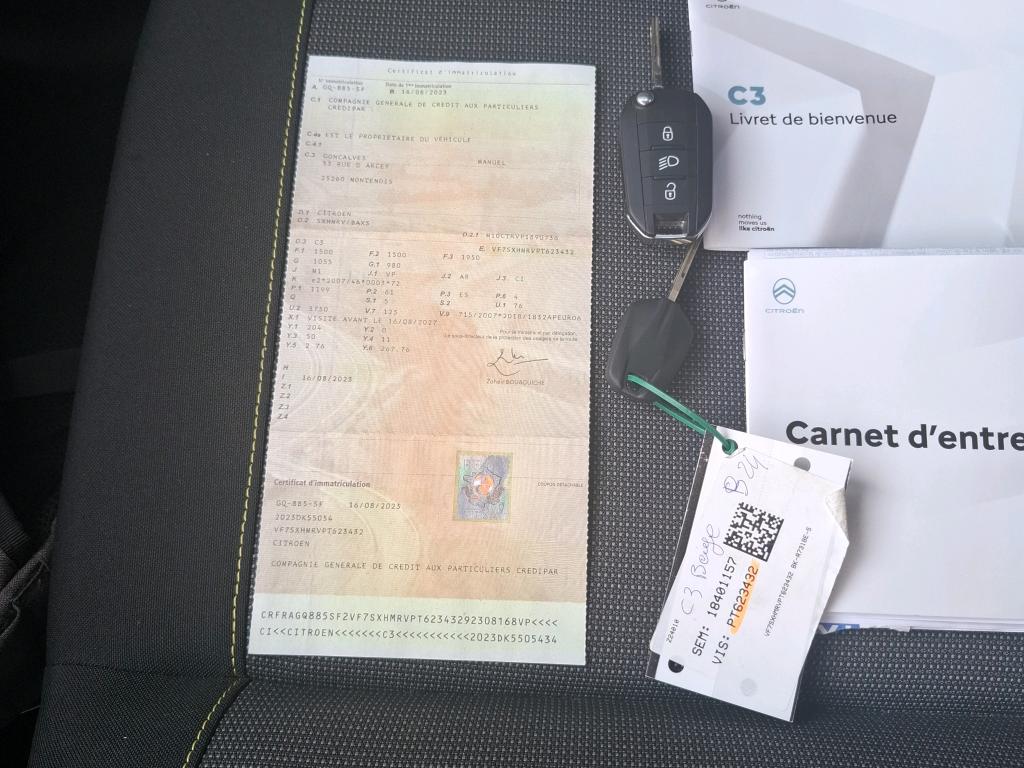 Citroen C3 PureTech 83 ch BVM5 You 2023