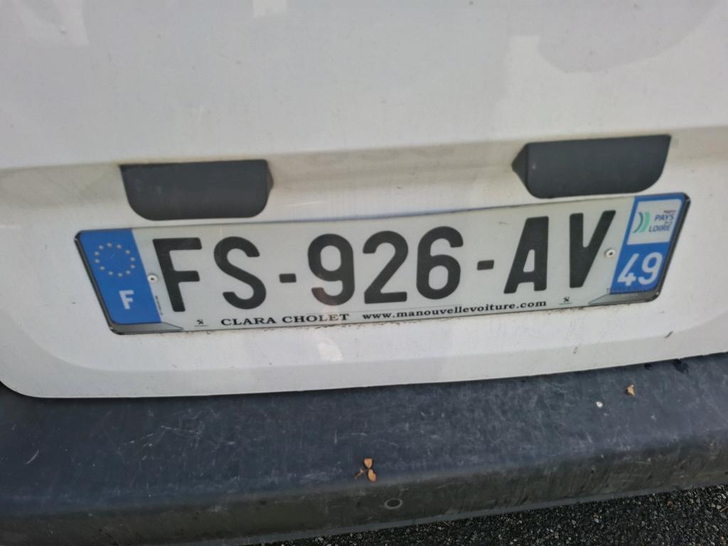 Peugeot PARTNER FOURGON STANDARD 650 KG BLUEHDI 100 S&S BVM5 ASPHALT 2020