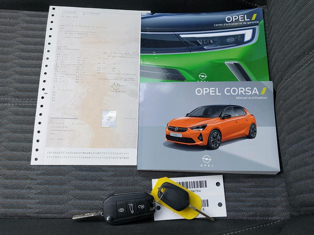 Opel Corsa 1.2 75 ch BVM5 Elegance Business 2021