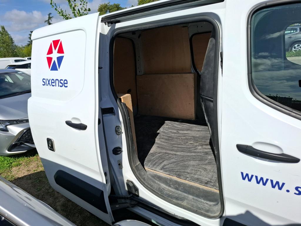 Peugeot PARTNER FOURGON STANDARD 650 KG BLUEHDI 100 S&S BVM6 ASPHALT 2022