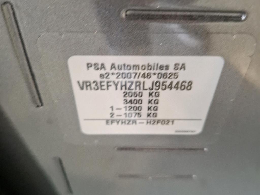 Peugeot PARTNER FOURGON STANDARD 650 KG BLUEHDI 130 S&S EAT8 ASPHALT 2020