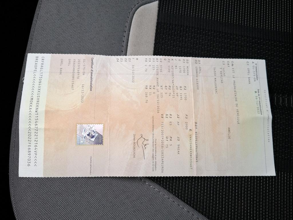 Opel Mokka 1.2 Turbo 100 ch BVM6 Elegance 2022