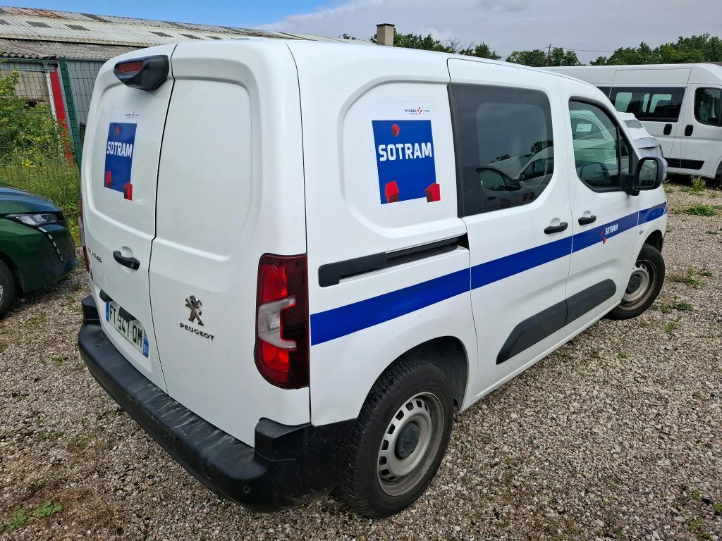 Peugeot PARTNER FOURGON STANDARD 650 KG BLUEHDI 100 S&S BVM5 ASPHALT 2020