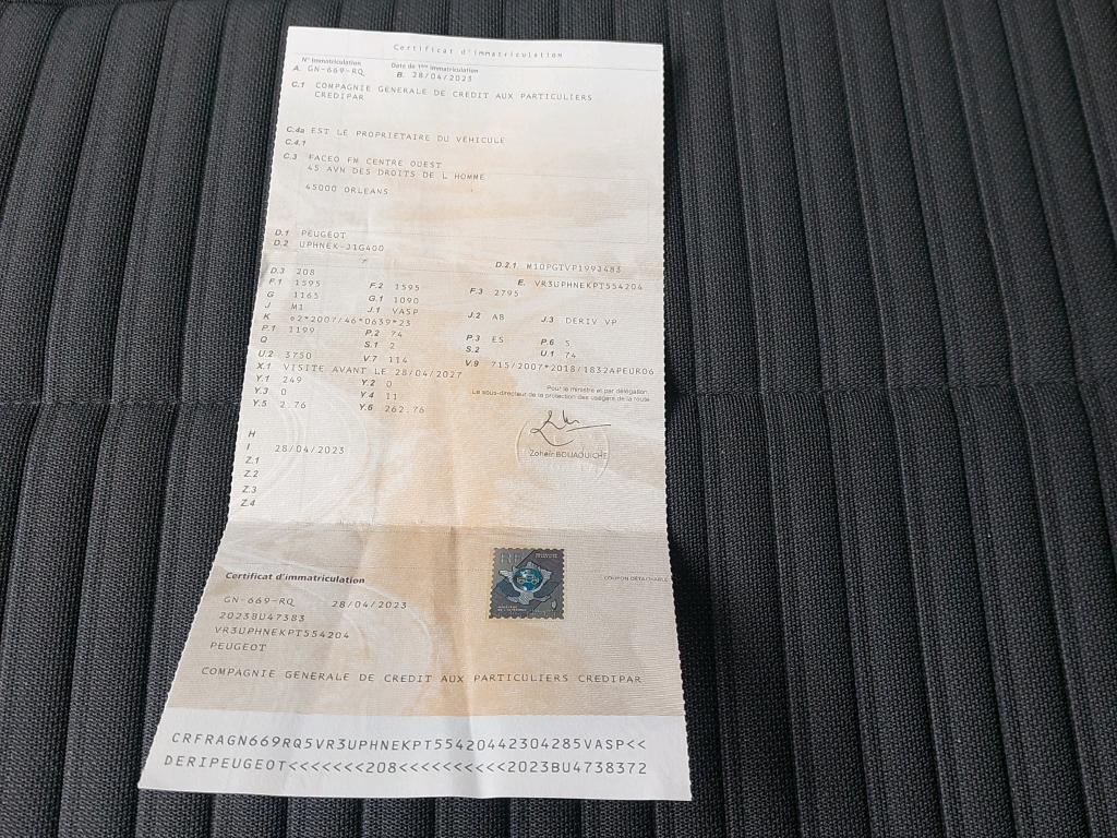 Peugeot 208 PURETECH 100 S&S BVM6 ACTIVE BUSINESS R 2023