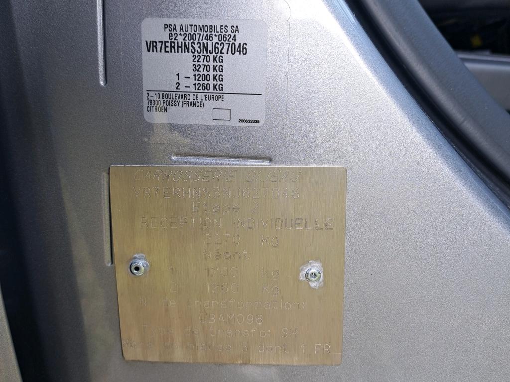 Citroen Berlingo Taille XL 7pl PureTech 130 S&S EAT8 Feel Pack 2022