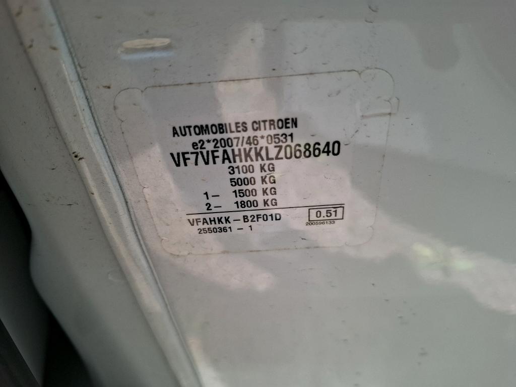 Citroen JUMPY FGN M BLUEHDI 120 S&S BVM6 CLUB 340 NM 2020