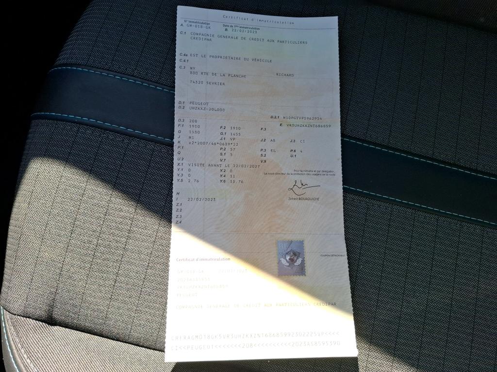 Peugeot 208 Electrique 50 kWh 136ch Allure 2023