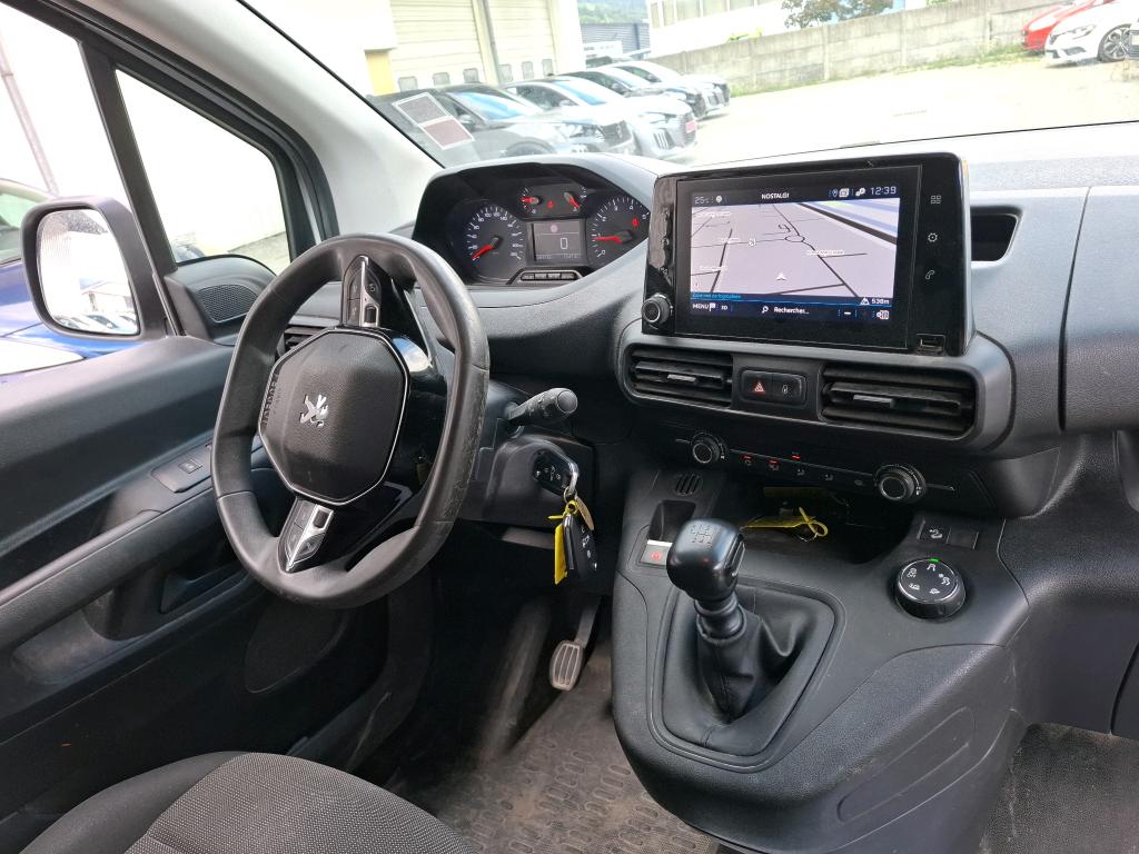 Peugeot PARTNER FOURGON STANDARD 1000 KG BLUEHDI 100 S&S BVM6 GRIP 2022