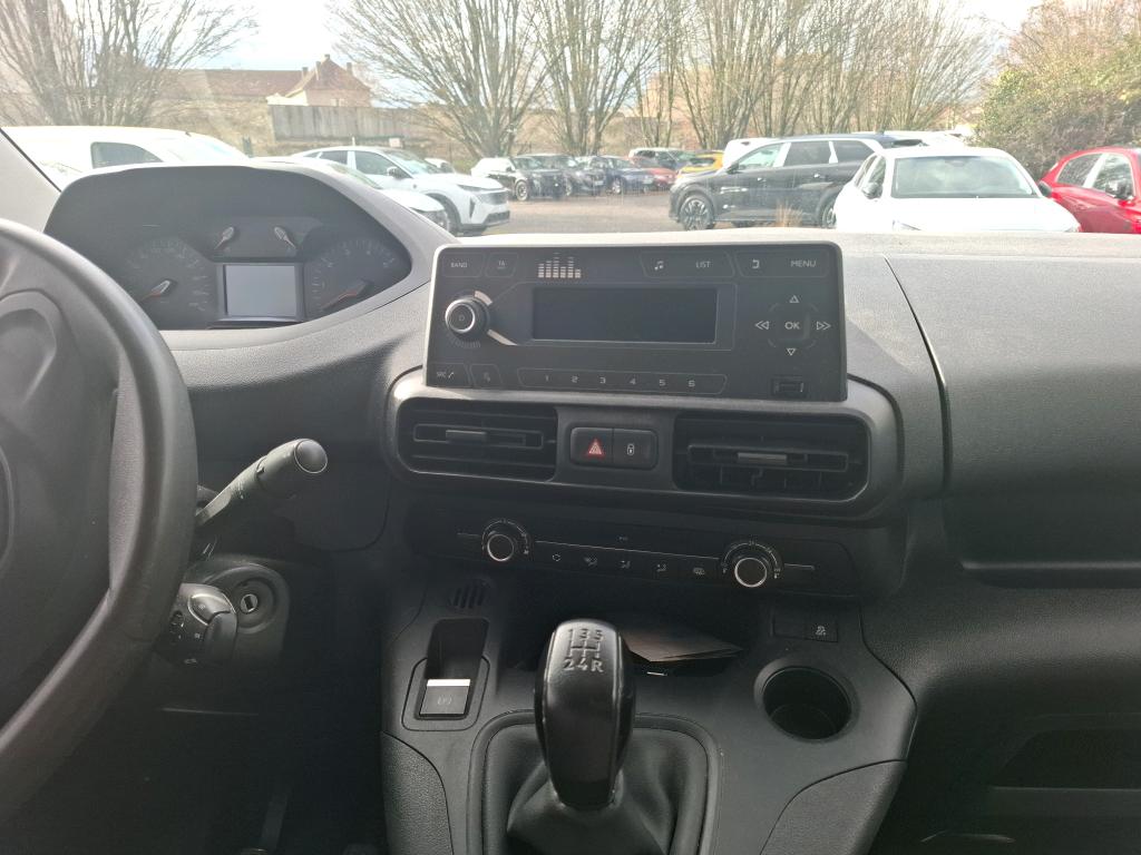 Peugeot PARTNER FOURGON STANDARD 650 KG BLUEHDI 100 S&S BVM5 PREMIUM 2020