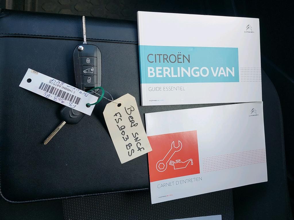 Citroen BERLINGO VAN M 650 BLUEHDI 100 S&S BVM5 CLUB 2020