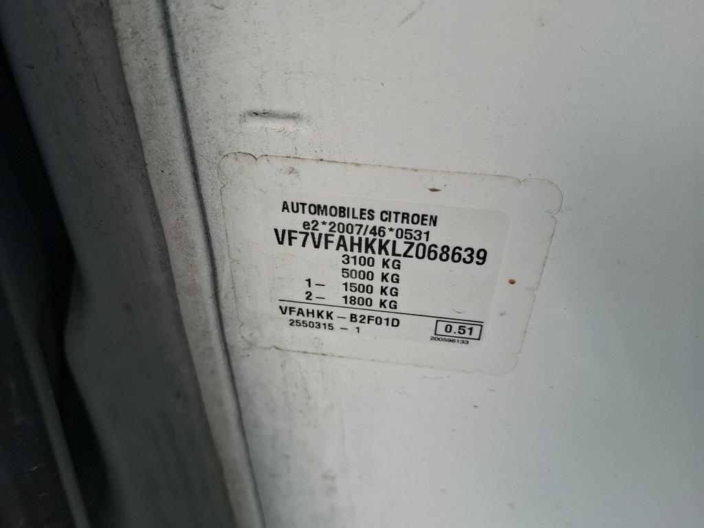 Citroen JUMPY FGN M BLUEHDI 120 S&S BVM6 CLUB 340 NM 2020