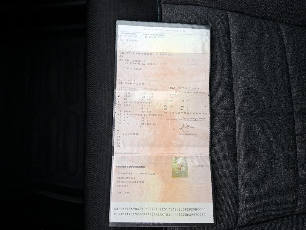 Citroen C4 Cactus BlueHDi 100 S&S BVM6 Feel Business 2020