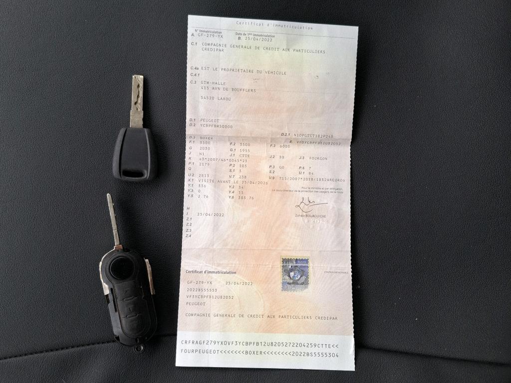 Peugeot BOXER TOLE 335 L2H2 BLUEHDI 140 S&S ASPHALT 2022