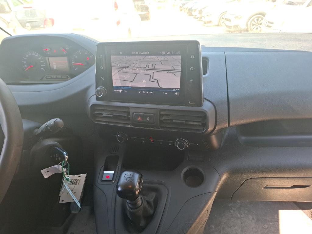 Peugeot PARTNER FOURGON STANDARD 650 KG BLUEHDI 100 S&S BVM6 ASPHALT 2022