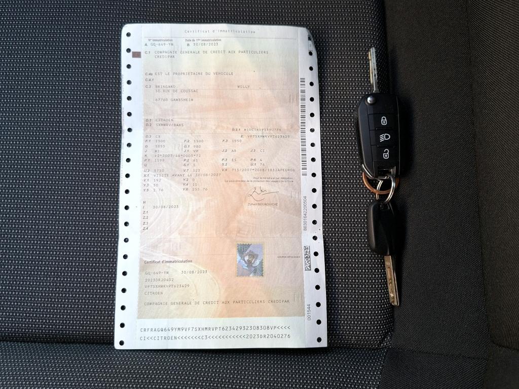 Citroen C3 PureTech 83 ch BVM5 You 2023