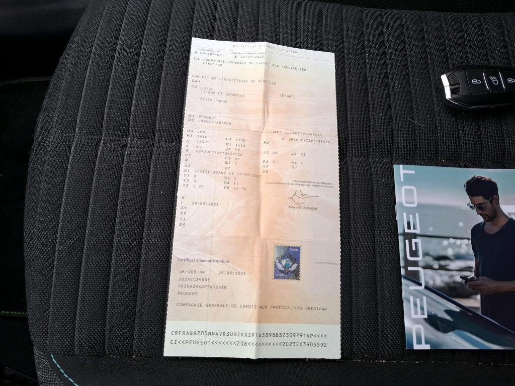 Peugeot 208 Electrique 50 kWh 136ch Style 2023