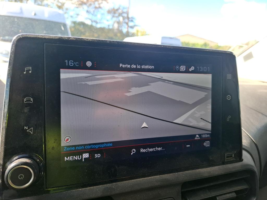 Peugeot PARTNER FOURGON STANDARD 650 KG BLUEHDI 100 S&S BVM5 ASPHALT 2019