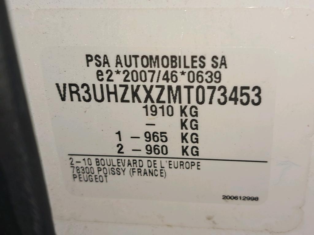 Peugeot 208 Electrique 50 kWh 136ch Active Business 2021