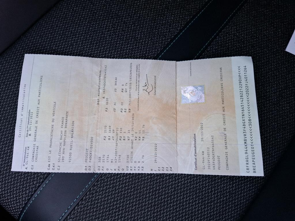 Peugeot 308 SW PHEV 180 e-EAT8 Allure 2022