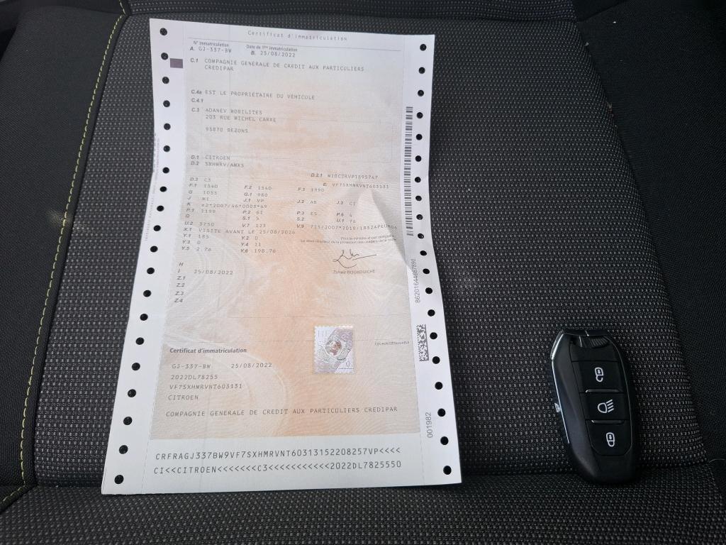 Citroen C3 PureTech 83 S&S BVM5 Shine 2022