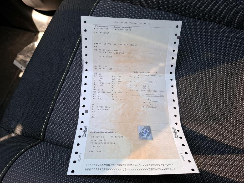 Citroen C3 SOCIETE BLUEHDI 100 S&S BVM6 FEEL NAV 2021