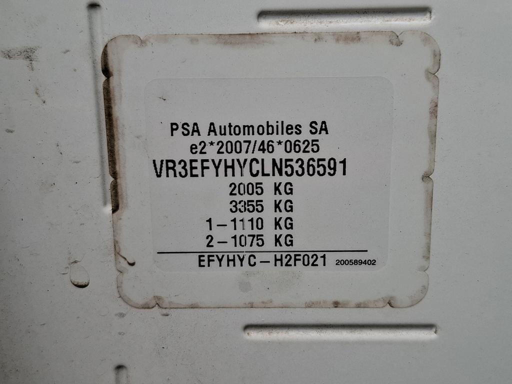 Peugeot PARTNER FOURGON STANDARD 650 KG BLUEHDI 100 S&S BVM5 PREMIUM 2020