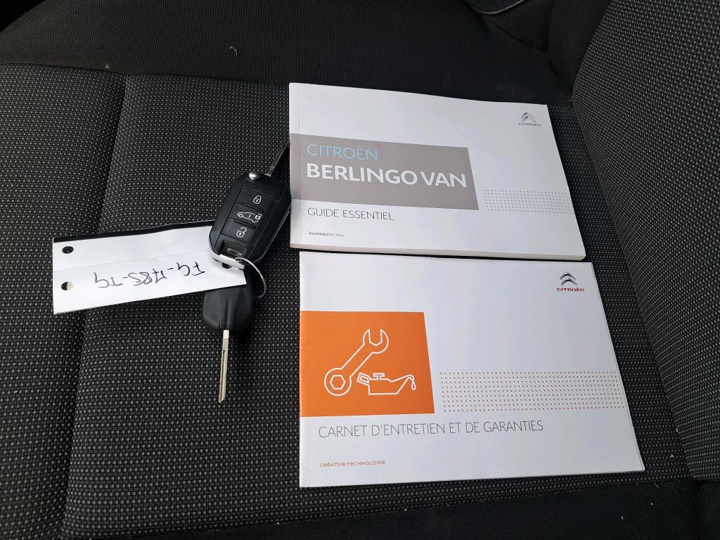 Citroen BERLINGO VAN M 650 BLUEHDI 100 S&S CLUB 2019