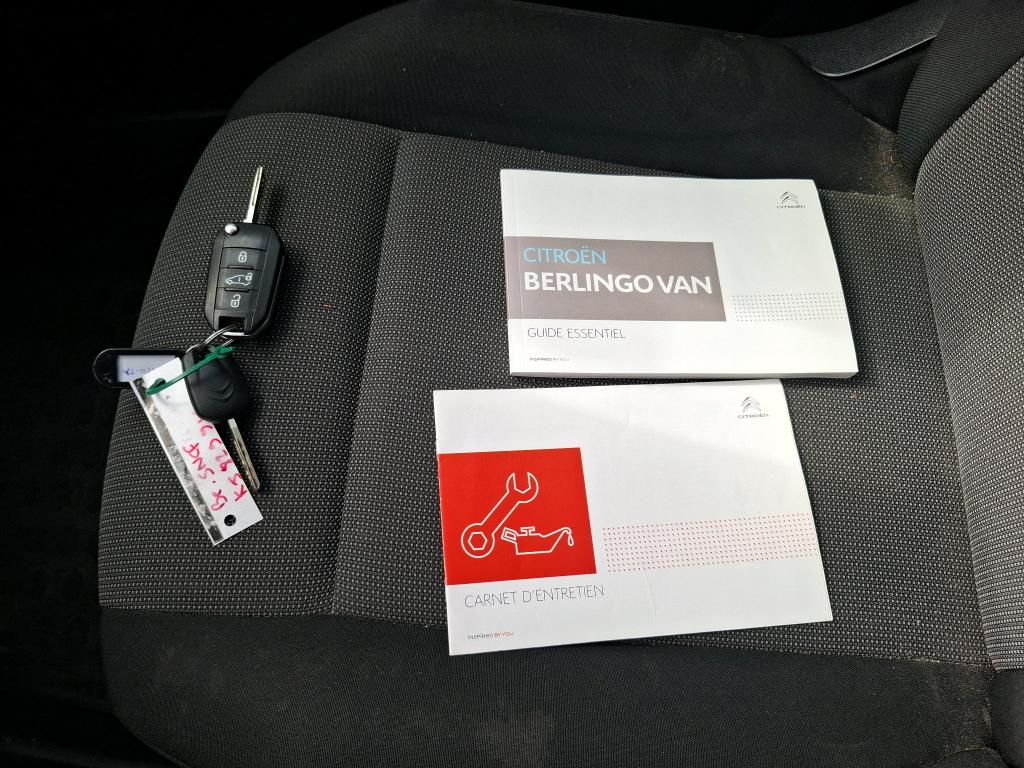 Citroen BERLINGO VAN M 650 BLUEHDI 100 S&S BVM5 CLUB 2019