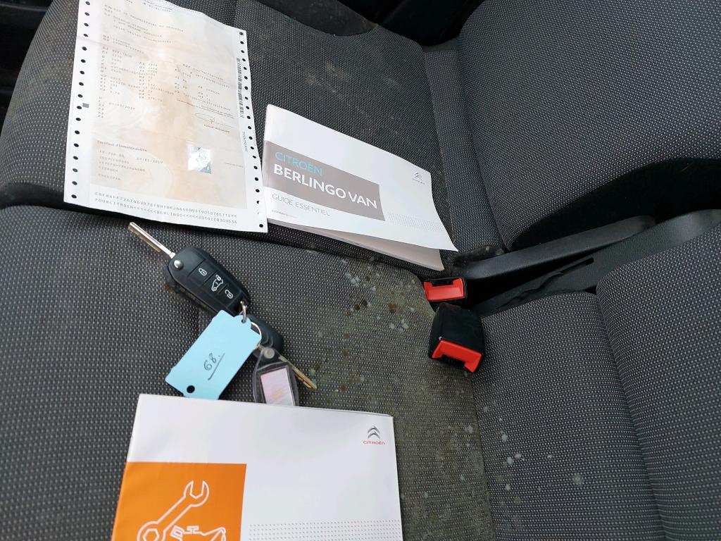Citroen BERLINGO VAN XL 950 BLUEHDI 100 S&S DRIVER 2019