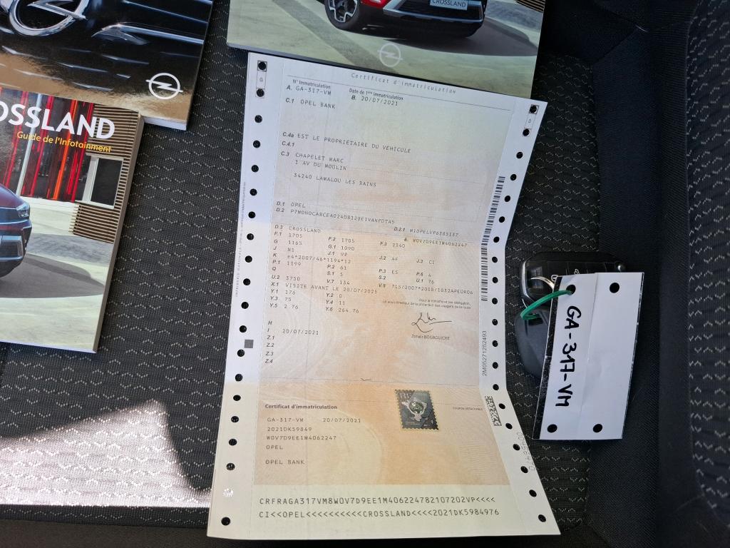 Opel Crossland 1.2 83 ch Edition 2021