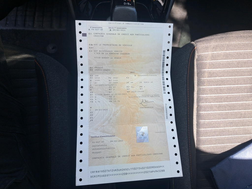 Peugeot 208 ELECTRIQUE 50 KWH 136 ACTIVE BUSINESS R 2021