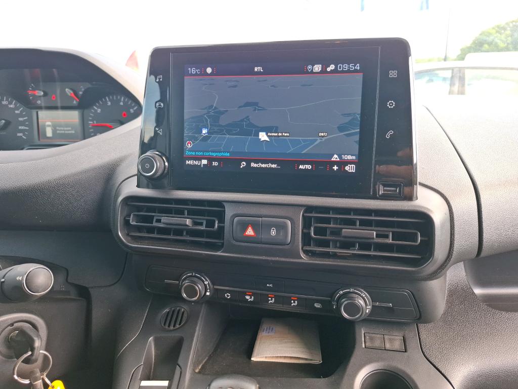 Peugeot PARTNER FOURGON STANDARD 650 KG BLUEHDI 100 S&S BVM5 ASPHALT 2020