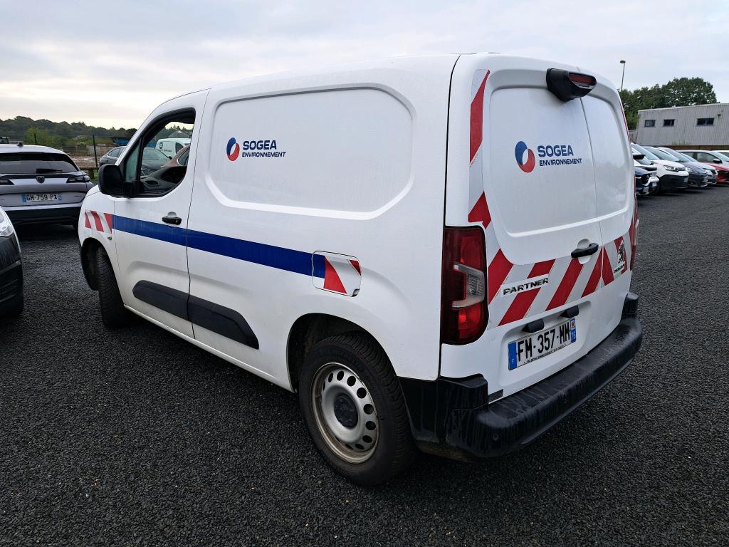 Peugeot PARTNER FOURGON STANDARD 1000 KG BLUEHDI 100 S&S BVM5 ASPHALT 2019