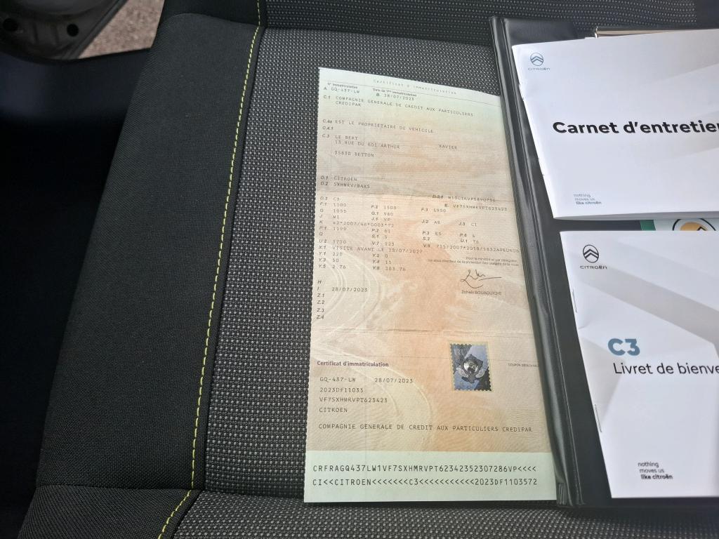 Citroen C3 PureTech 83 ch BVM5 You 2023