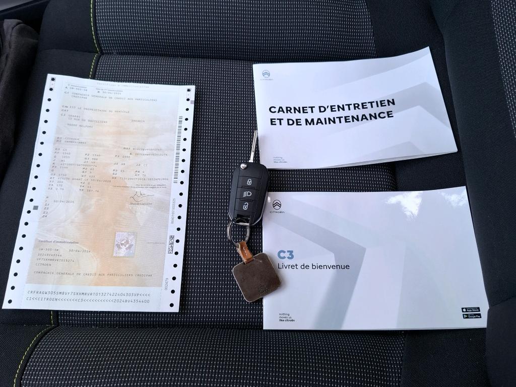Citroen C3 PureTech 83 ch BVM5 You 2024