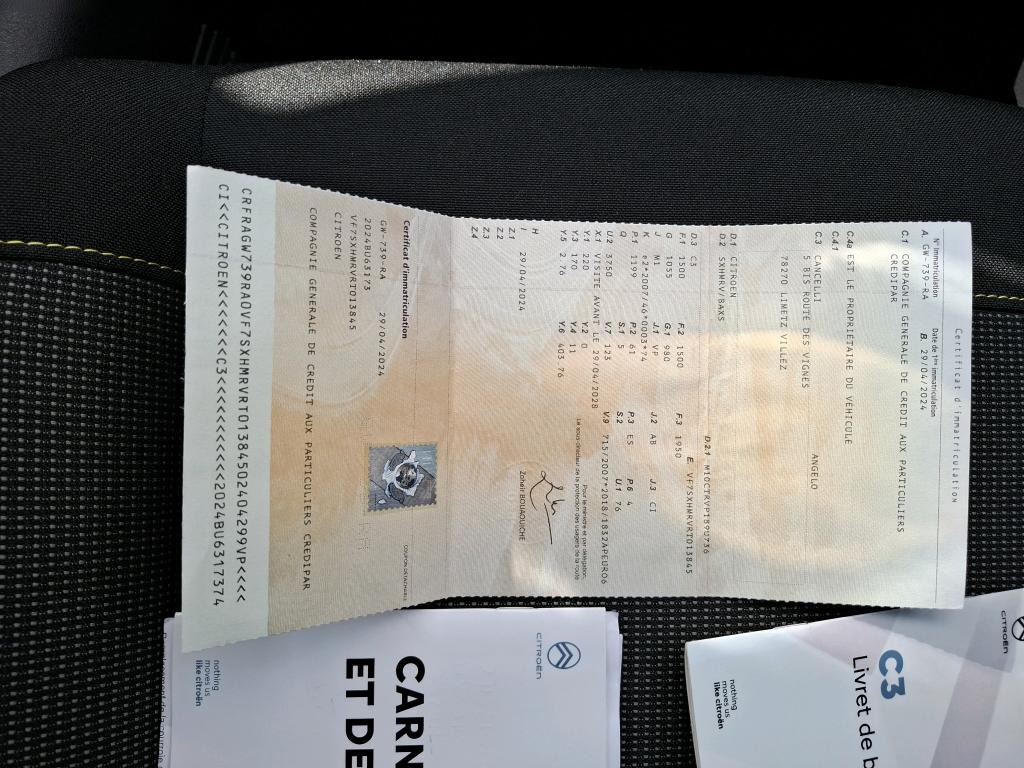 Citroen C3 PureTech 83 ch BVM5 You 2024