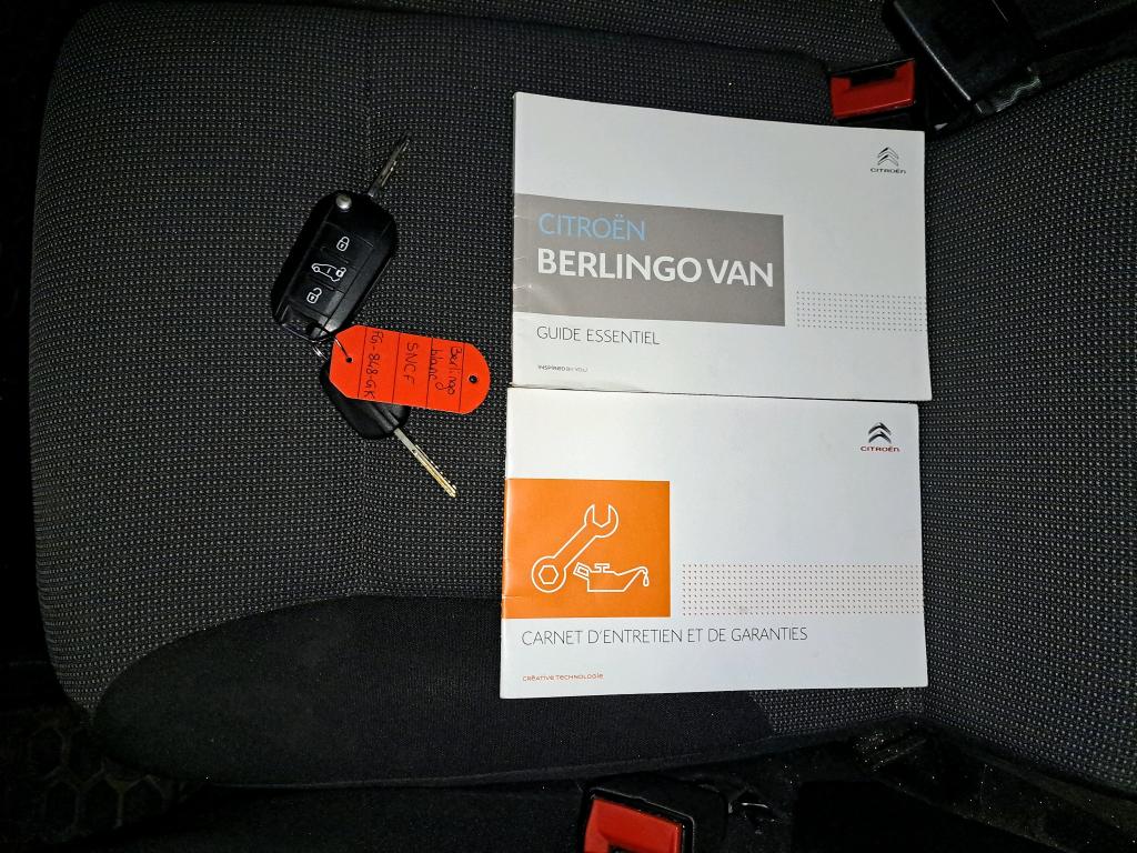 Citroen BERLINGO VAN M 650 BLUEHDI 100 S&S CLUB 2019