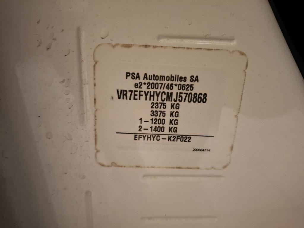 Citroen BERLINGO VAN XL 950 BLUEHDI 100 S&S BVM5 CLUB 2021