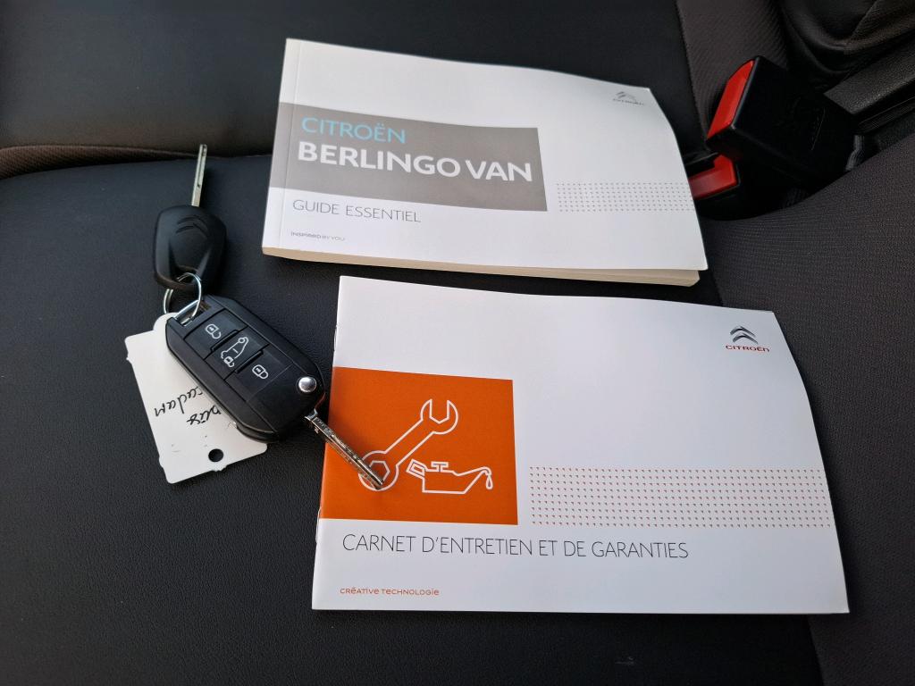 Citroen BERLINGO VAN M 650 BLUEHDI 100 S&S BVM5 CLUB 2021