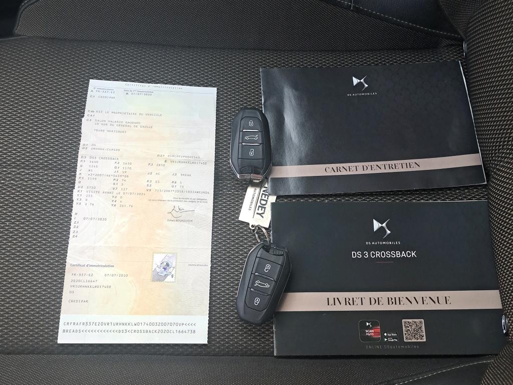 DS DS3 Crossback PureTech 100 BVM6 So Chic 2020