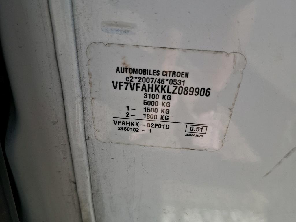 Citroen JUMPY FGN M BLUEHDI 120 S&S BVM6 CLUB 340 NM 2020