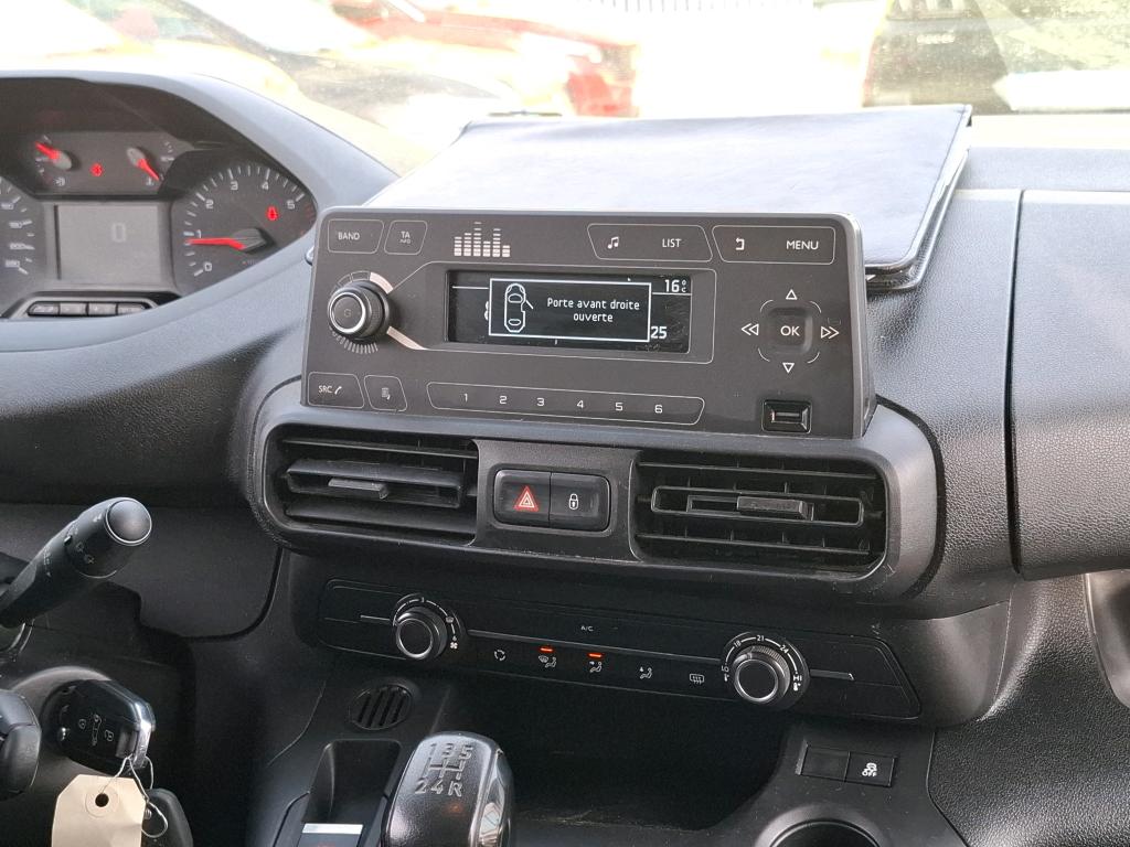 Peugeot PARTNER FOURGON STANDARD 650 KG BLUEHDI 100 S&S BVM5 PREMIUM 2020