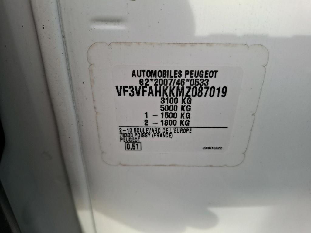 Peugeot EXPERT FGN TOLE STANDARD 2.0 BLUEHDI 120 S&S BVM6 ASPHALT 2022