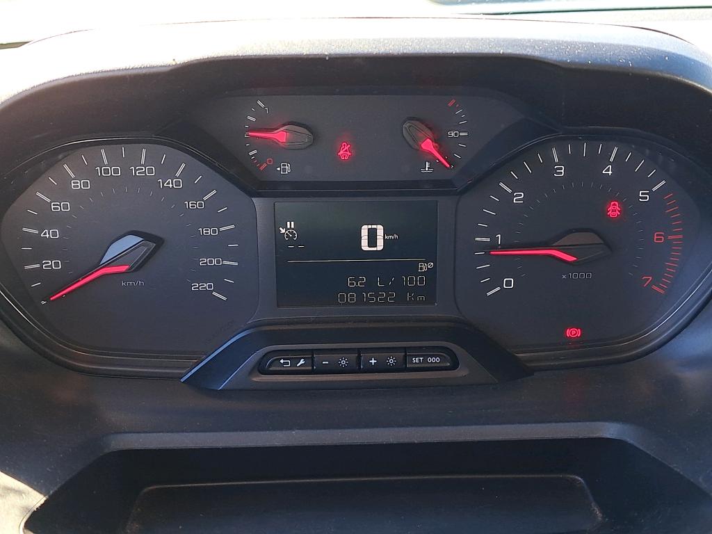 Peugeot PARTNER FOURGON STANDARD 650 KG BLUEHDI 100 S&S BVM5 PREMIUM 2019