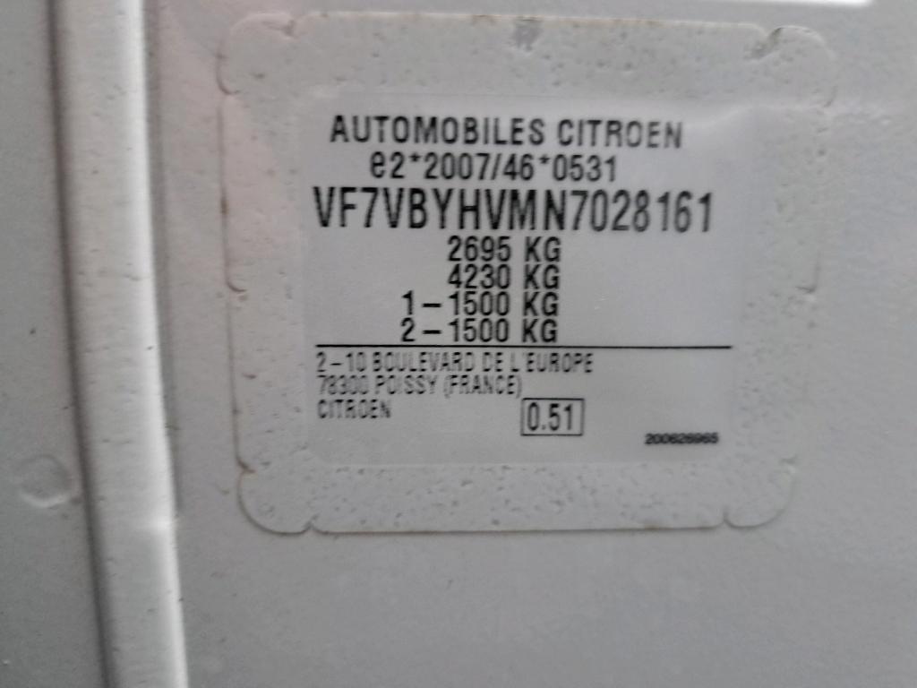 Citroen JUMPY FGN M BLUEHDI 120 S&S BVM6 DRIVER 2022