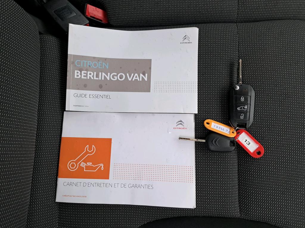 Citroen BERLINGO VAN M 650 BLUEHDI 100 S&S CLUB 2019